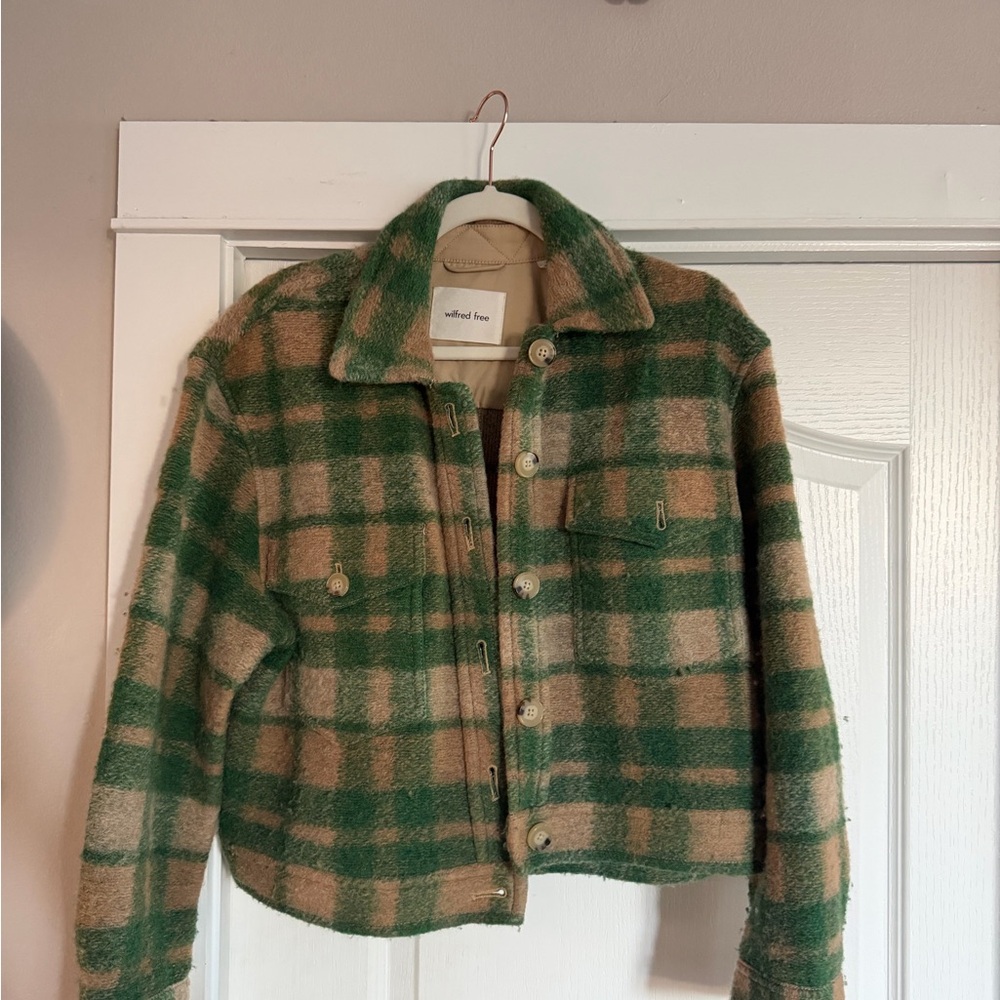 Wilfred Free Green and Tan Jacket